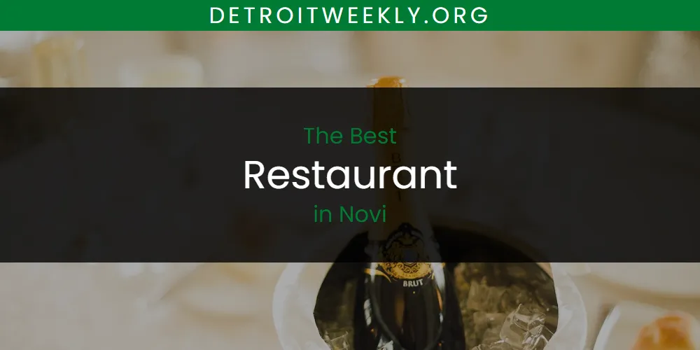 Discover the Best Restaurant in Novi (2026)