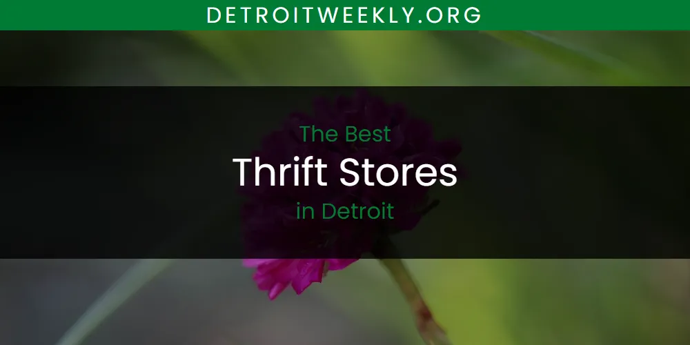 The Absolute Best Thrift Stores in Detroit  [Updated 2025]